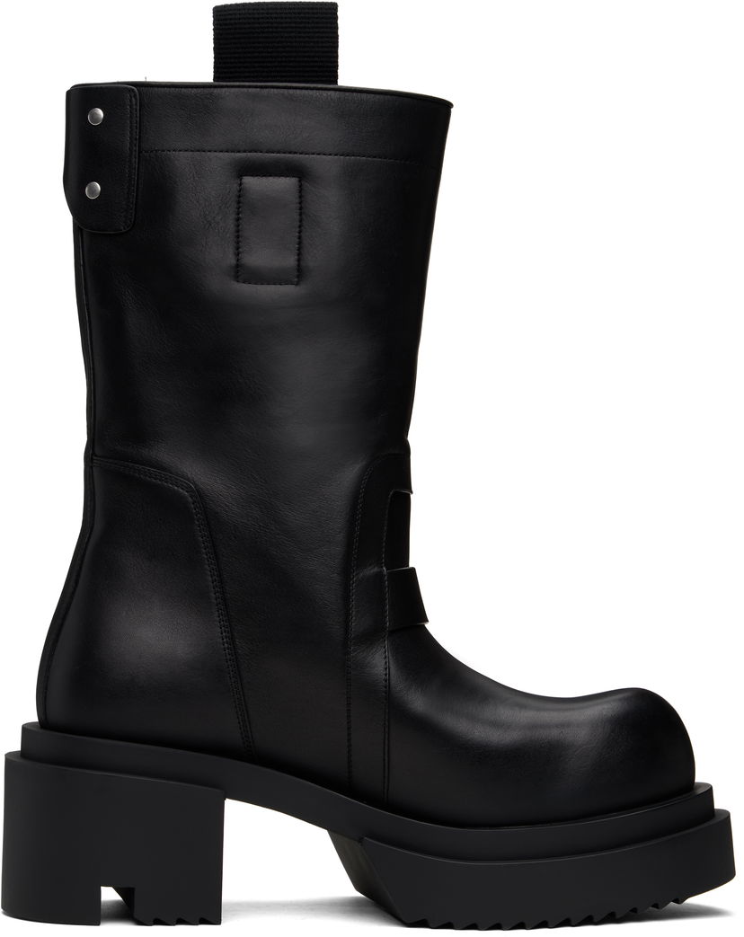 Kläder Rick Owens Rick Owens Hollywood Low Bogun Pull-On Boots Svart | RU01E5804 LOO