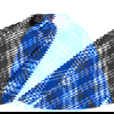 Jacka Burberry Tartan Fleece Jacket Knight Ip Check Mörkblå | 8078777-B7369, 0