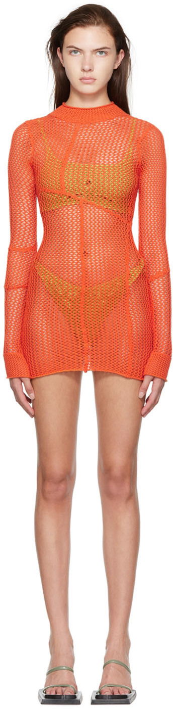 Klä GUIZIO Guizio Exclusive Mini Dress Orange | CMD 1