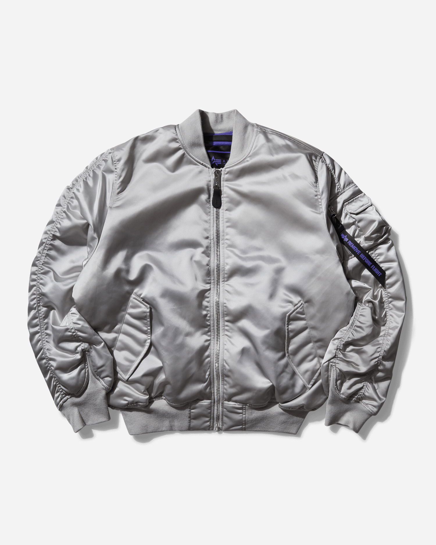 Bomberjacka Alpha Industries Bomber Jacket Pastel Grå | 146115UVF 666, 0