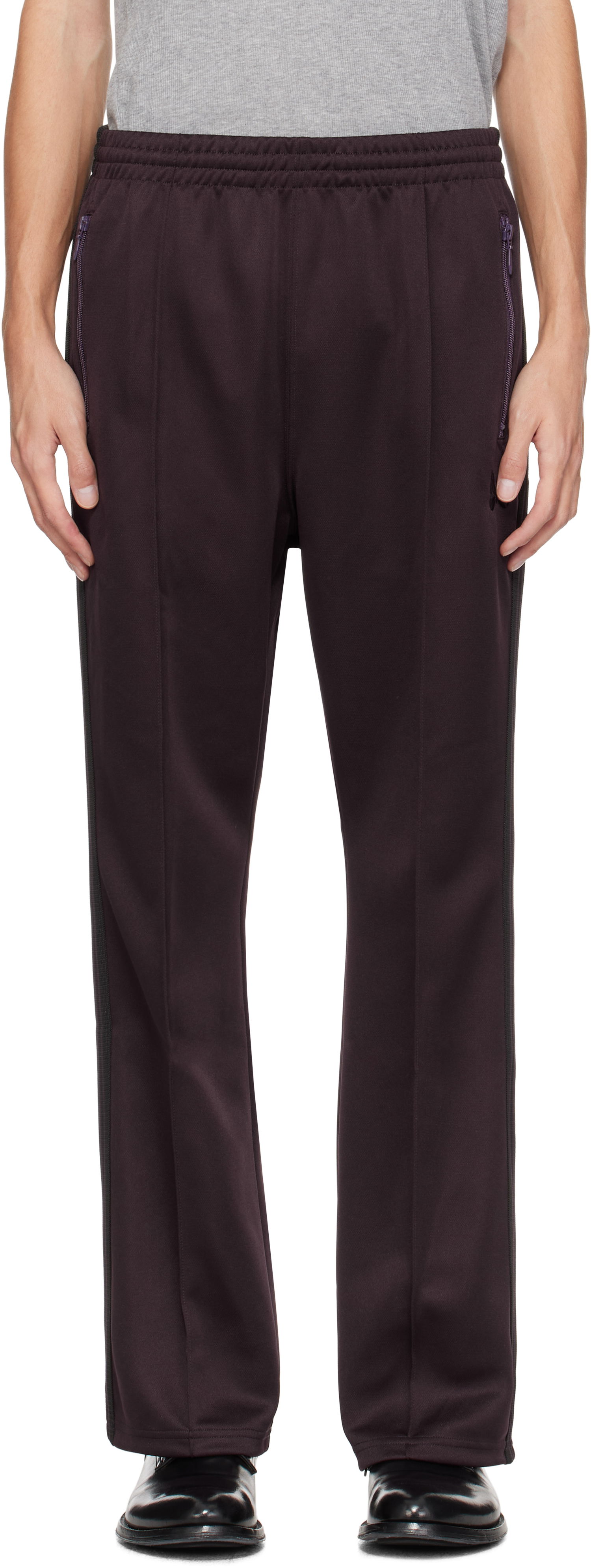 Träningsbyxor Needles Boot-Cut Track Pants Purpur | PU275, 0