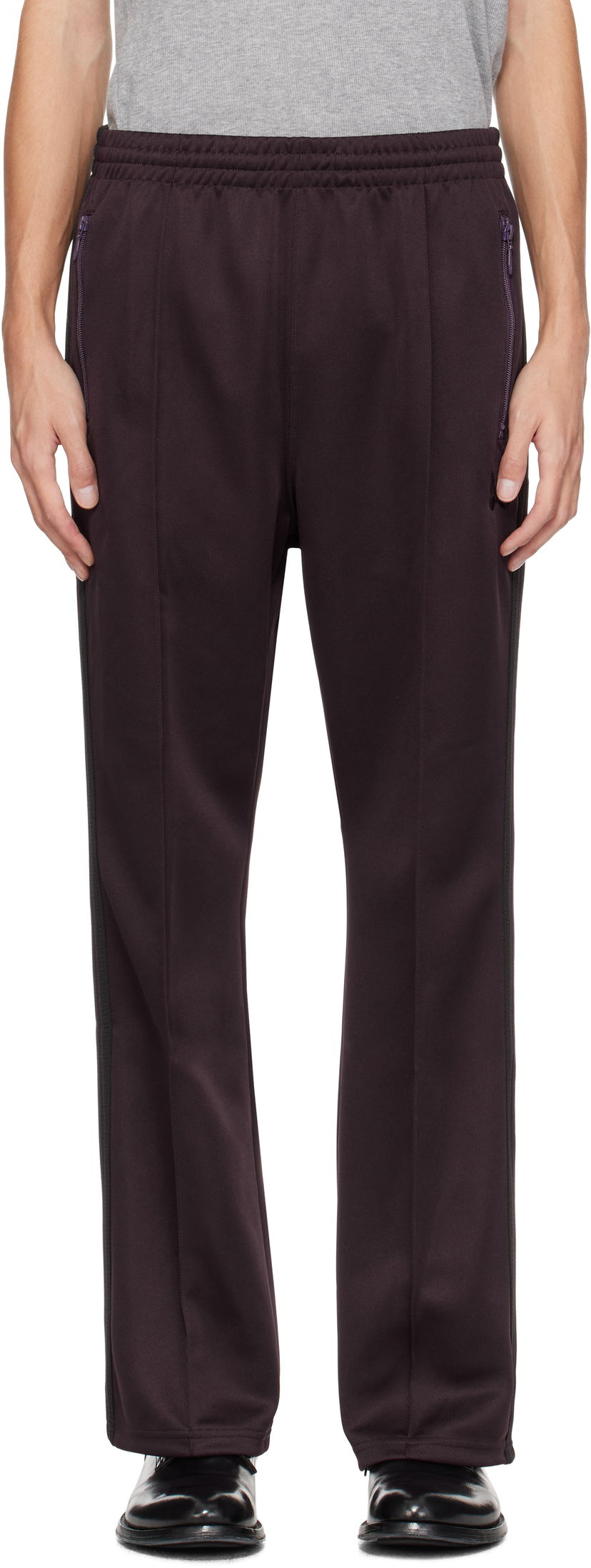 Träningsbyxor Needles Boot-Cut Track Pants Purpur | PU275