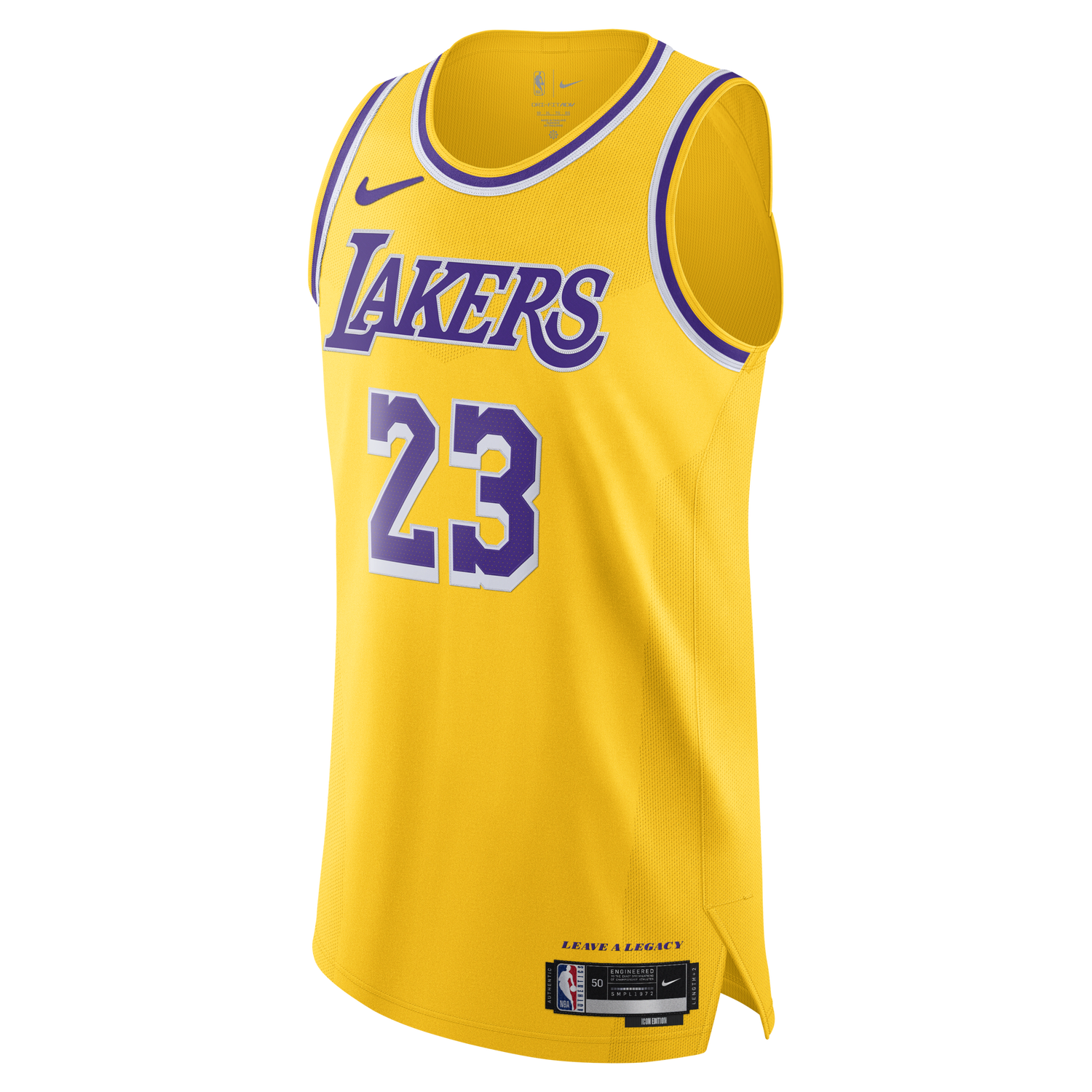 Jersey Nike Dri-FIT ADV NBA Authentic Los Angeles Lakers Icon Edition 2022/23 Gul | DM6028-731, 0