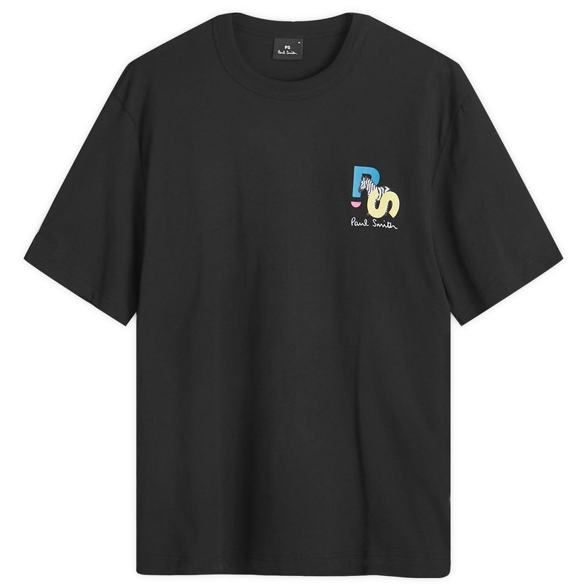 T-shirt Paul Smith PS Logo T-Shirt, Size Medium Svart | M2R-220X-NP4799-79