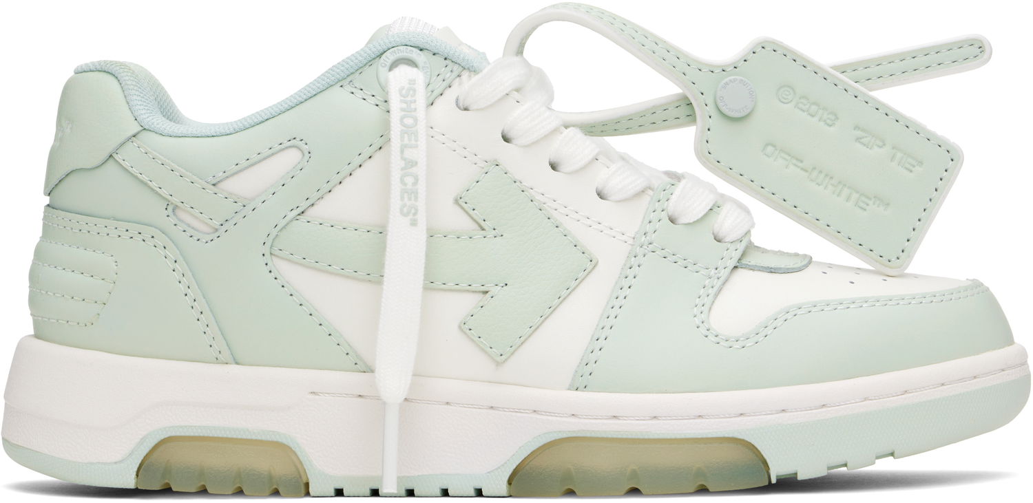 Sneakers och skor Off-White Out Of Office Calf Leather Grön | OWIA259F24LEA0030151, 0