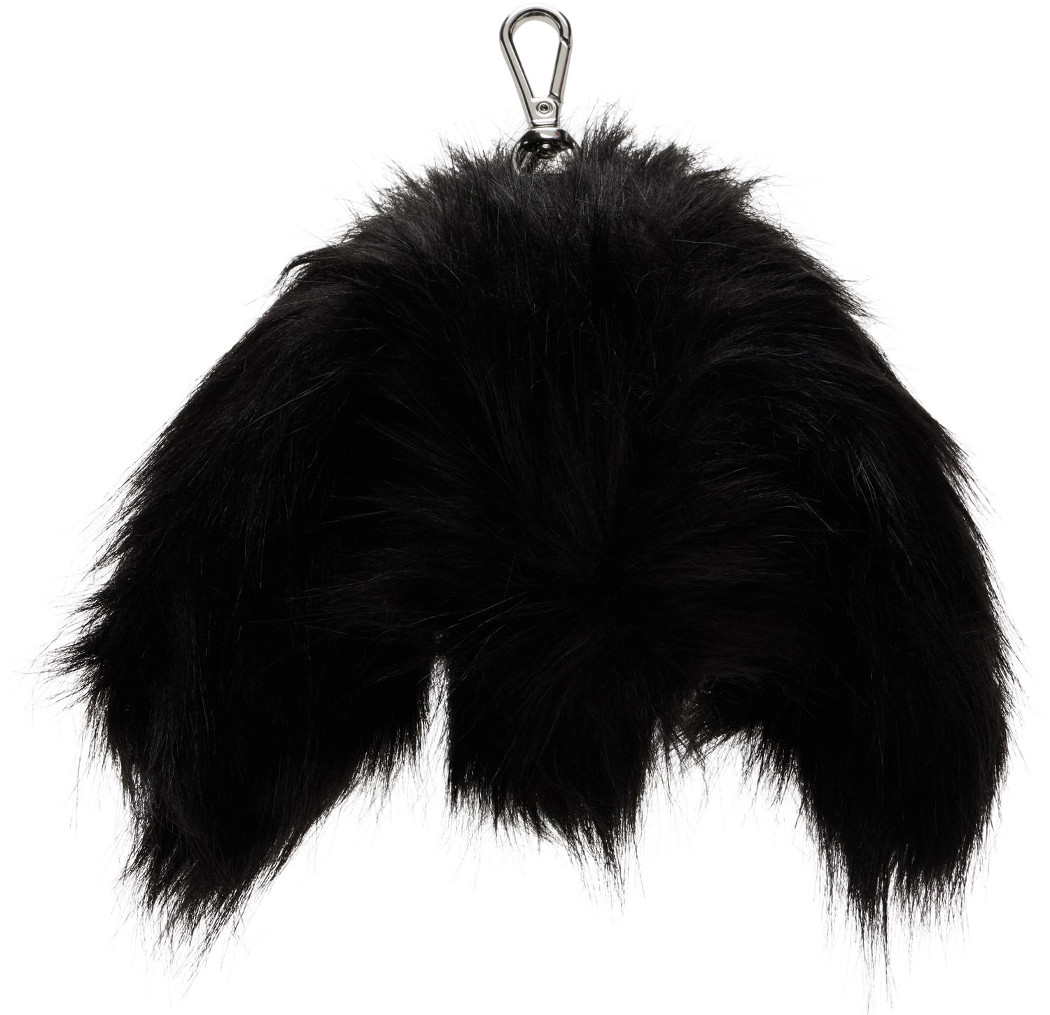 Nyckelringar Simone Rocha Simone Rocha Faux Fur Hare Coin Purse Bag Charm Svart | COINPURSE1 0815, 0