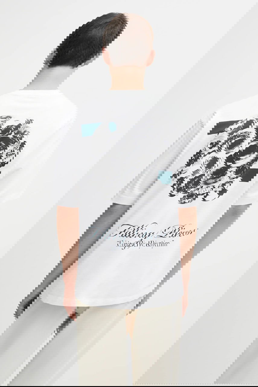 T-shirt Filling Pieces Boxy Bouquet T-Shirt Vit | 422520501122, 0