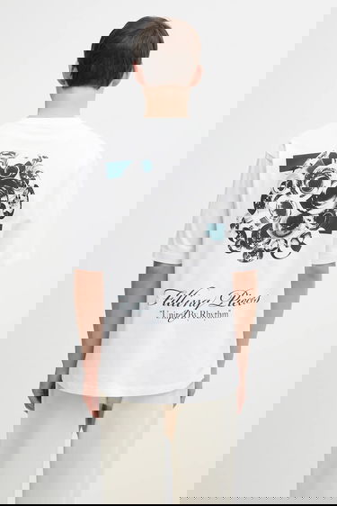 T-shirt Filling Pieces Boxy Bouquet T-Shirt Vit | 422520501122, 0