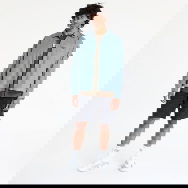 Vindjacka C.P. Company C.P. Company Organic Gabardine Full Zip Overshirt Blå | 18CMOS124A110143G-872, 4