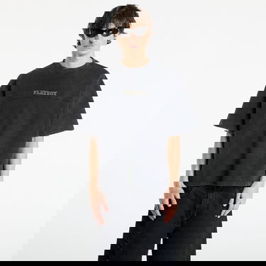 T-shirt Footshop Playboy x FTSHP Washed Tee UNISEX Washed Black Svart | FTSHP_505, 0