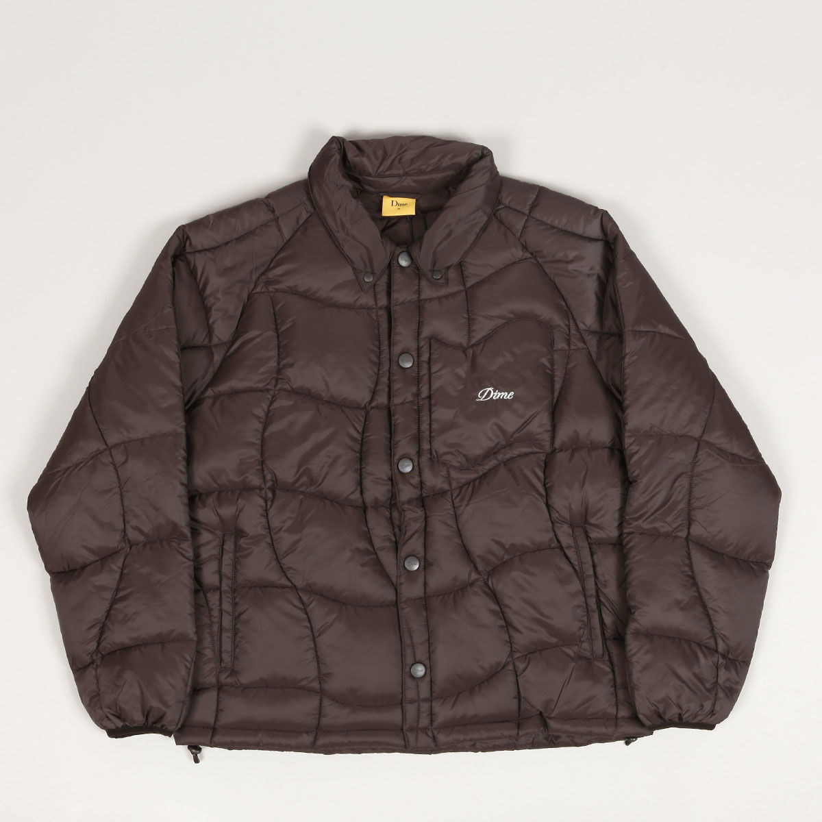 Pufferjacka Dime Midweight Wave Espresso Brun | DIME23D2F2ESP, 1