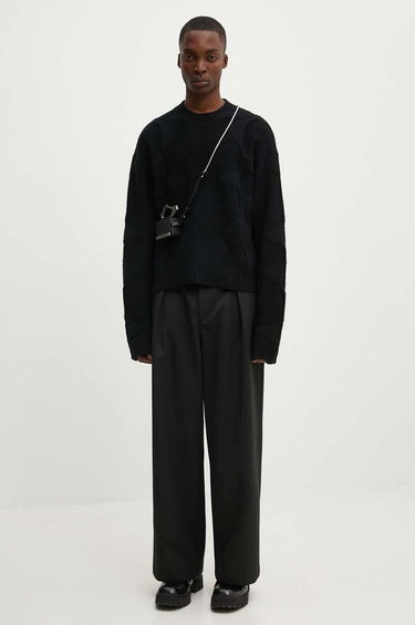 Sweater HELIOT EMIL Black Warm Wool Sweater Svart | PREAW24.M.07.063.BLK01, 2