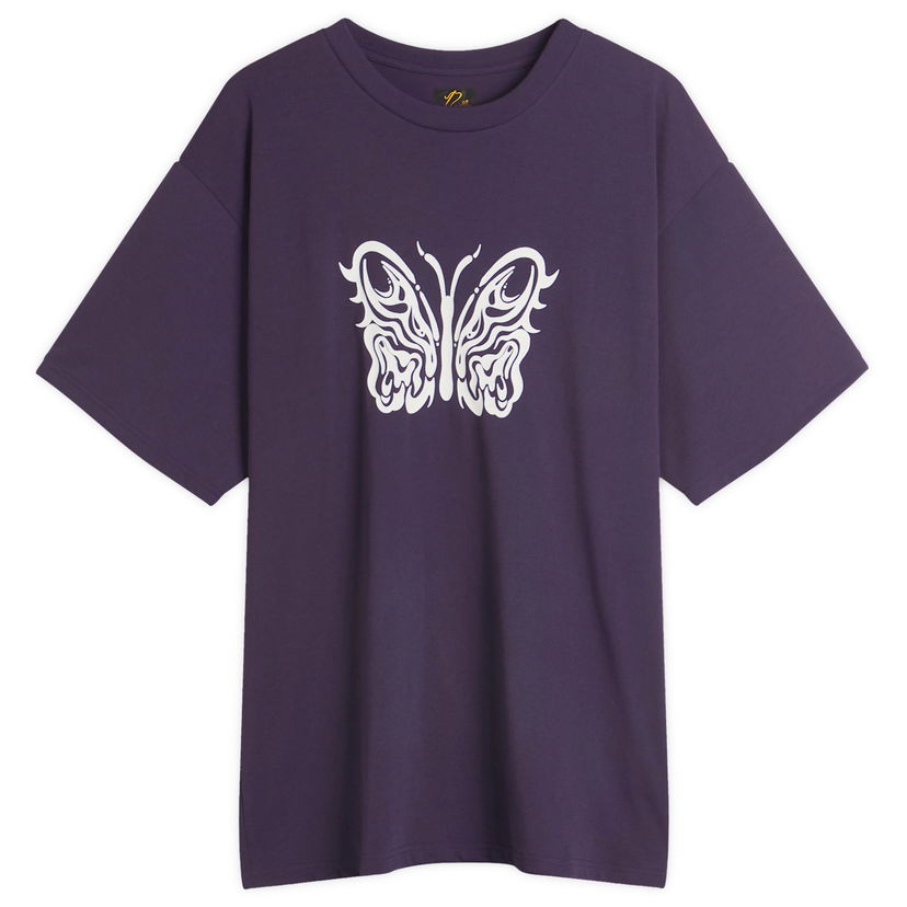 T-shirt Needles Needles x Kae Tanaka Papillion Graphic T-Shirt, Size M Purpur | QV433-B