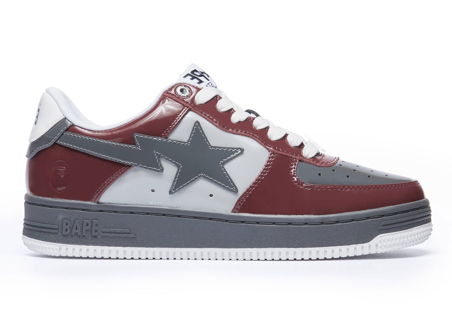 Sneakers och skor BAPE Bape Sta Nostalgic "Burgundy Grey" Bourgogne | 1I80-191-006/1I80-291-006, 0