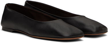 Kläder The Row The Row Square Ballerina Flats Svart | F1598-SL3, 3