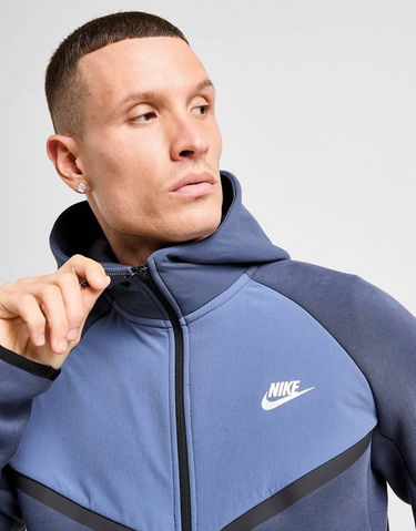 Sweatshirt Nike Tch Mix Wr Full-Zip Hoodie Mörkblå | IH4302-437, 1