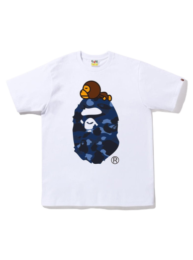 T-shirt BAPE Color Camo Milo On Big Ape Tee Vit | 2I80-110-005