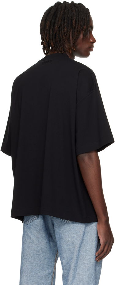 T-shirt VETEMENTS VETEMENTS 'Trash' Embroidered T-Shirt Svart | UH76TR540B, 2