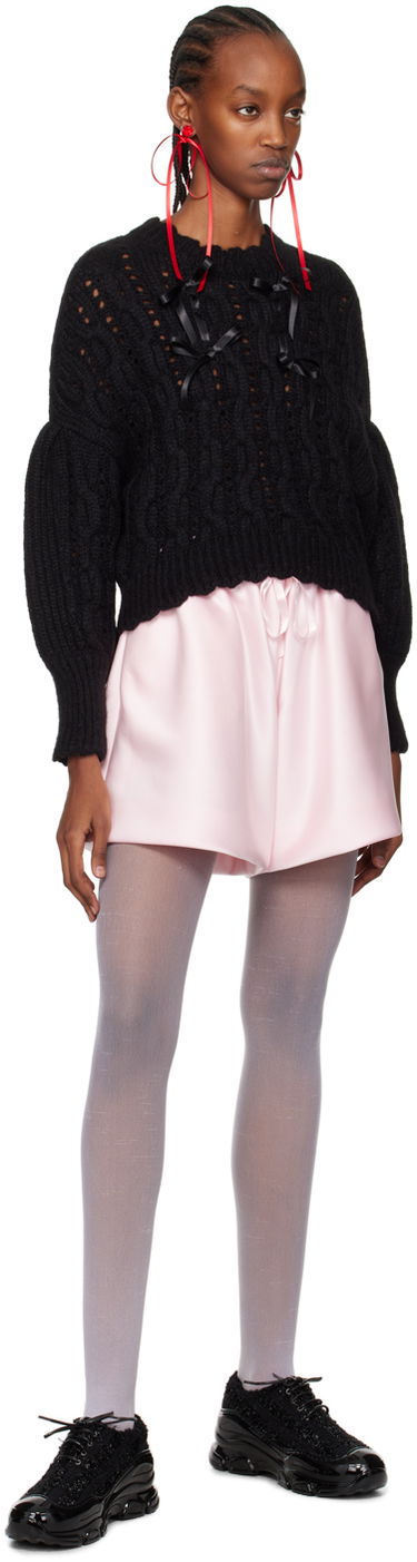 Pin Simone Rocha Simone Rocha Bow Ribbon Stud Earrings Röd | ERG389 0903, 3