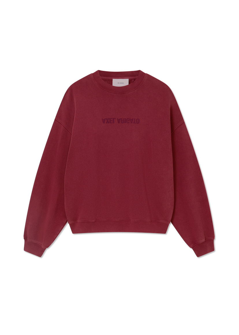 Sweatshirt AXEL ARIGATO Distort Washed Sweatshirt Bourgogne | A3122005