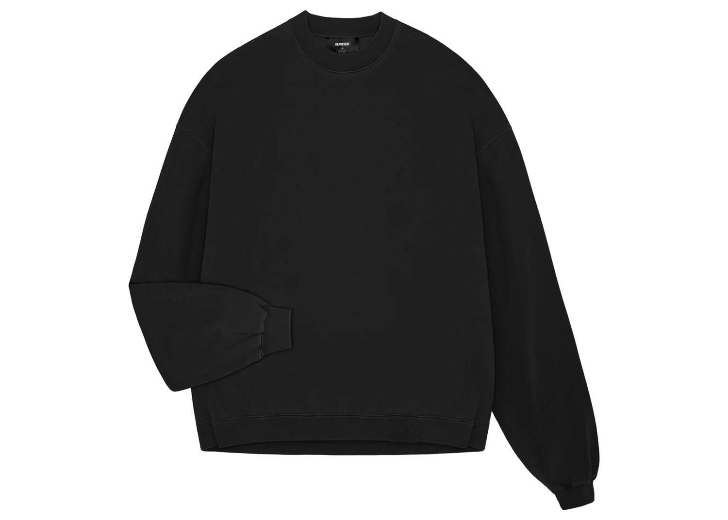 Sweater Represent Clo Represent Initial Sweater Jet Black Svart | INM403-01, 0