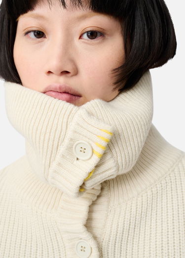 Sweater AXEL ARIGATO Cropped Knit Cardigan Vit | A3359002, 9