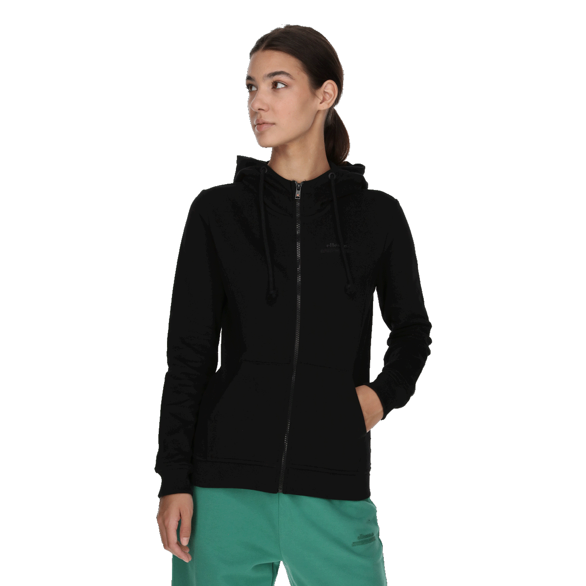Sweatshirt Ellesse Full-Zip Hoodie Svart | ELA243F602-01, 0