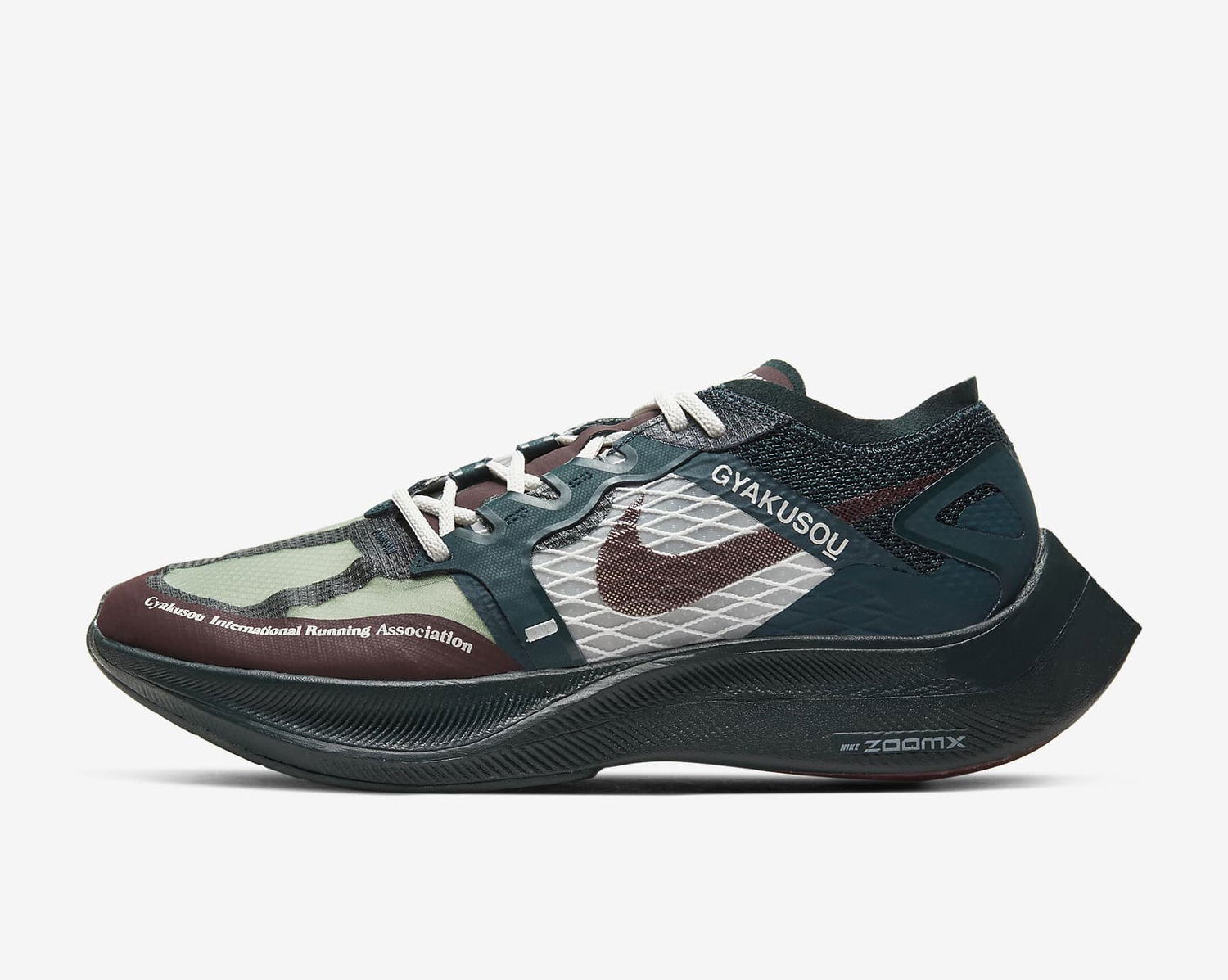 Sneakers och skor Nike Gyakusuo x ZoomX Vaporfly NEXT% "Midnight Spruce Burgundy" Grön | CT4894-300, 0