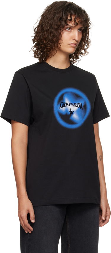 T-shirt ADER ERROR Black Graphic T-Shirt Svart | BN01FWTS0110BK, 4