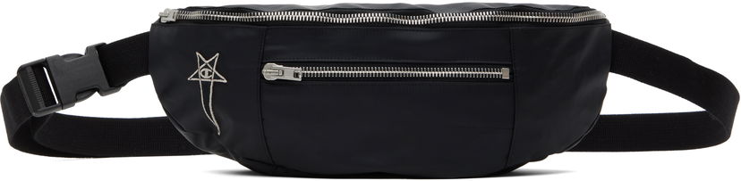 Midjeväska Rick Owens Rick Owens Champion Edition Nylon Belt Bag Svart | CM01E6203 CHNY NYLON