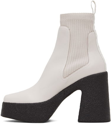 Sneakers och skor Stella McCartney Skyla Heeled Sock Boots Vit | 810440E00195, 2