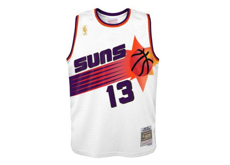 Jersey Mitchell & Ness Mitchell & Ness Phoenix Suns Steve Nash Swingman Jersey Vit | 9N2B7BHM0-SUNSN-Y96