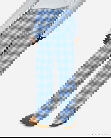 Pyjamas TEKLA Flannel Plaid Pijamas Pants Blå | SWP-LIBLPL LIBLPL, 2