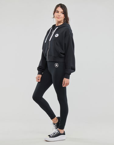 Sweatshirt Converse Retro Chuck Hoodie Svart | 10025888-A01, 2