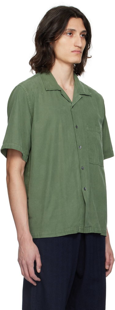 Skjorta Universal Works Universal Works Camp II Shirt Mörkblå | 30269, 4