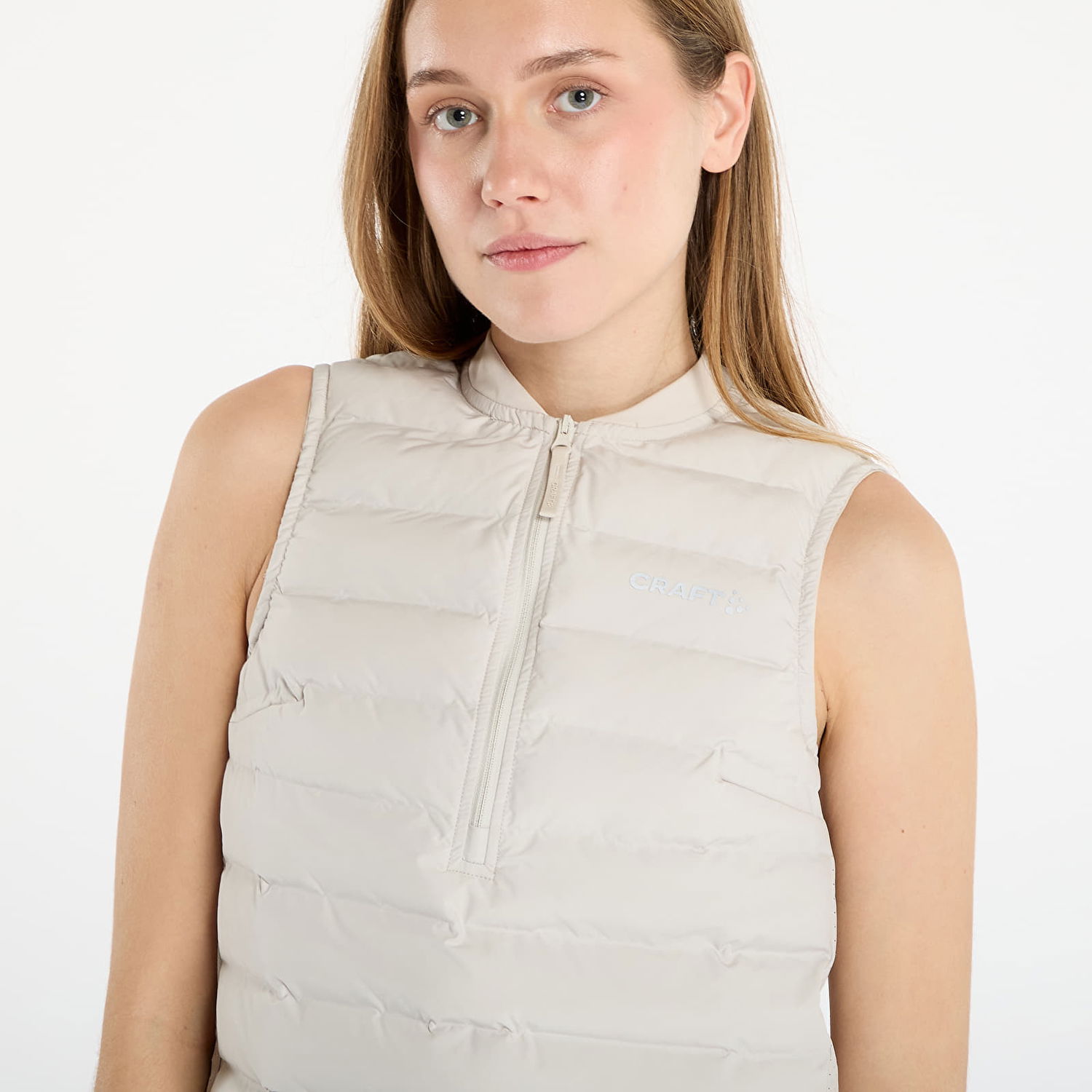 Väst Craft Subz Vest 5 Half-Zip Puffer Vest Beige | 1916556-214000, 1