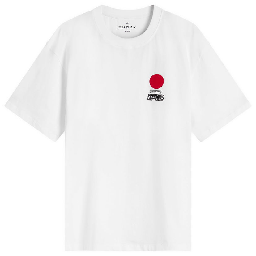 T-shirt EDWIN Sun Graphic T-Shirt Vit | I035002-0200