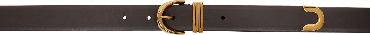 Bälten Khaite Khaite Bambi Leather Belt Brun | 10010-908, 0