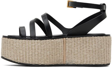 Skovård Max Mara Max Mara Biarritz Platform Sandals Svart | 2345210338600, 2