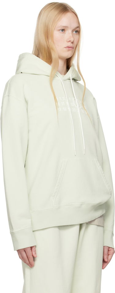 Sweatshirt Maison Margiela MM6 Maison Margiela Unbrushed Sweat Jersey Hoodie Grön | S62GU0138 M25004, 1