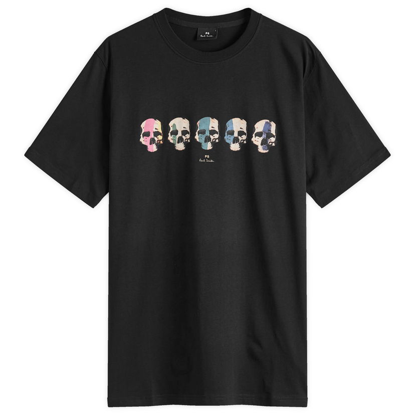 T-shirt Paul Smith Paul Smith Multi Skull T-Shirt, Size Large Svart | M2R-011R-PP5129-79