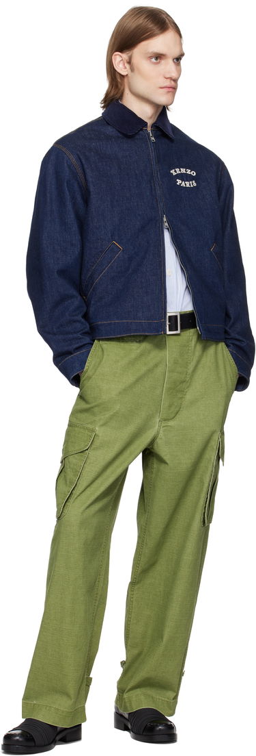 Cargo byxor KENZO Kenzo Paris Adjustable Cargo Pants Grön | FF55PA2459GD, 4