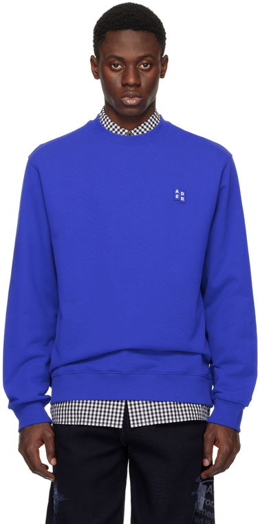 Sweatshirt ADER ERROR Patch Sweatshirt Blå | BMSGFYSW0101BL, 0