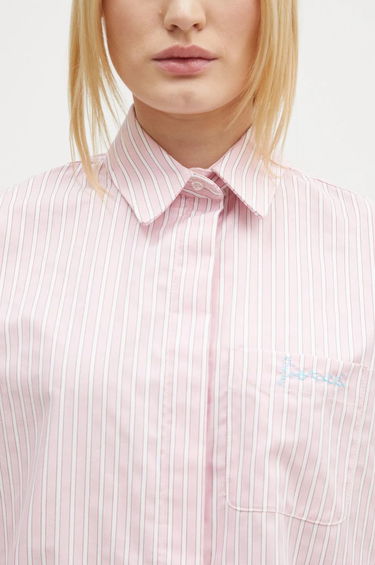 Skjorta Fiorucci Striped Balloon Sleeve Shirt Rosa | W01FPTLO170CO01PN03, 3