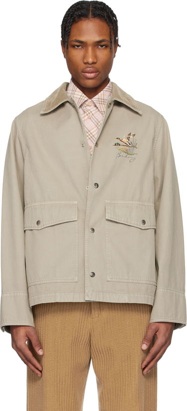 Jacka Burberry Burberry Field Cotton Jacket Beige | 8101260, 0