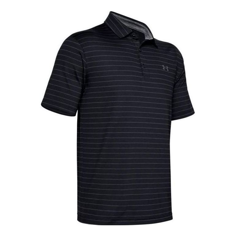 Polotröja Under Armour Playoff Core Stripe Polo Svart | 1351130-001, 0
