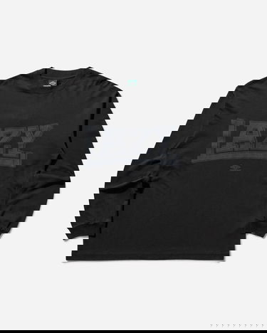 T-shirt Umbro Lazy Longsleeve T-Shirt Svart | UBMW0280JY79 BLK0020, 0