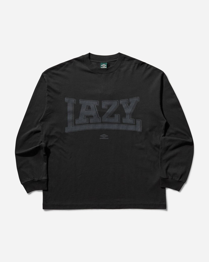 T-shirt Umbro Lazy Longsleeve T-Shirt Svart | UBMW0280JY79 BLK0020