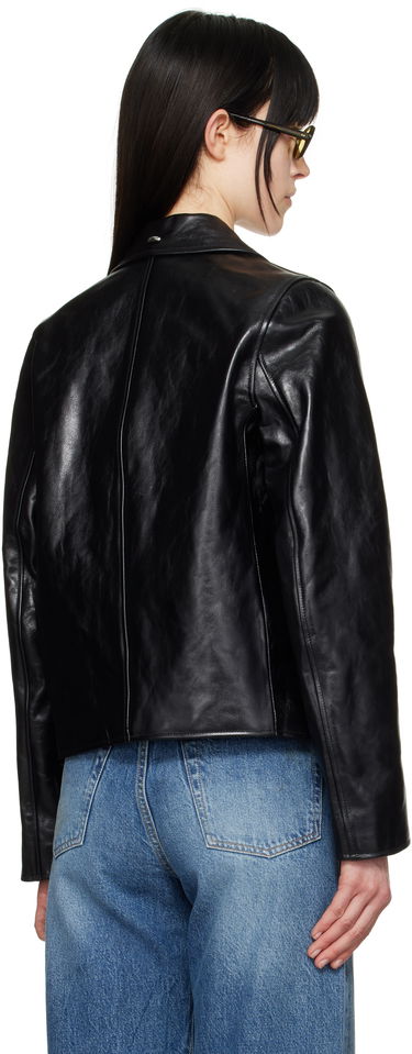 Jacka OUR LEGACY Mini Leather Jacket Svart | W4239MTD, 2