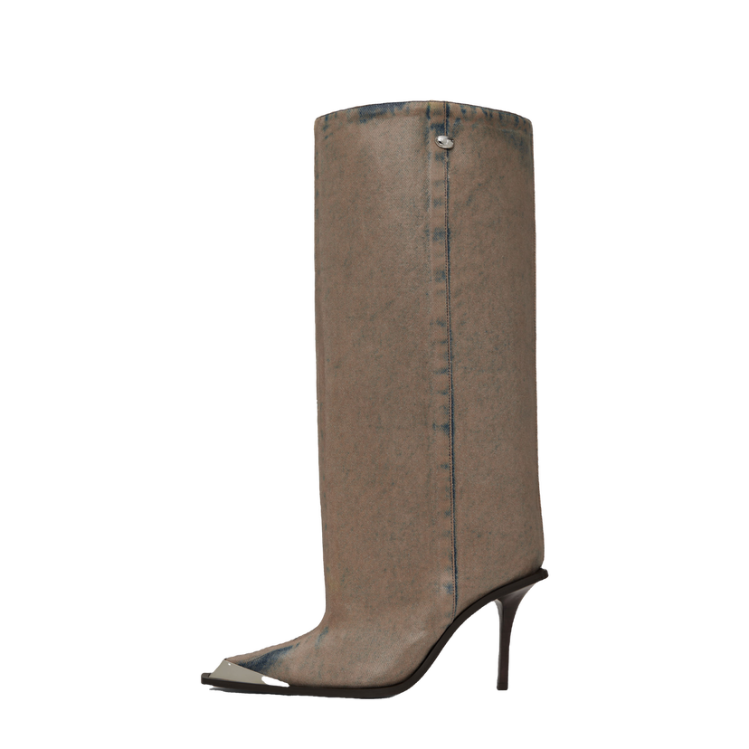 Sneakers och skor Diesel D-Tona Tall Denim Boots Blå | Y03461 PR402
